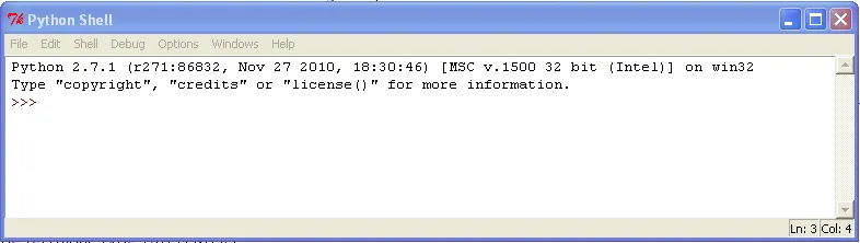 IDLE screenshot